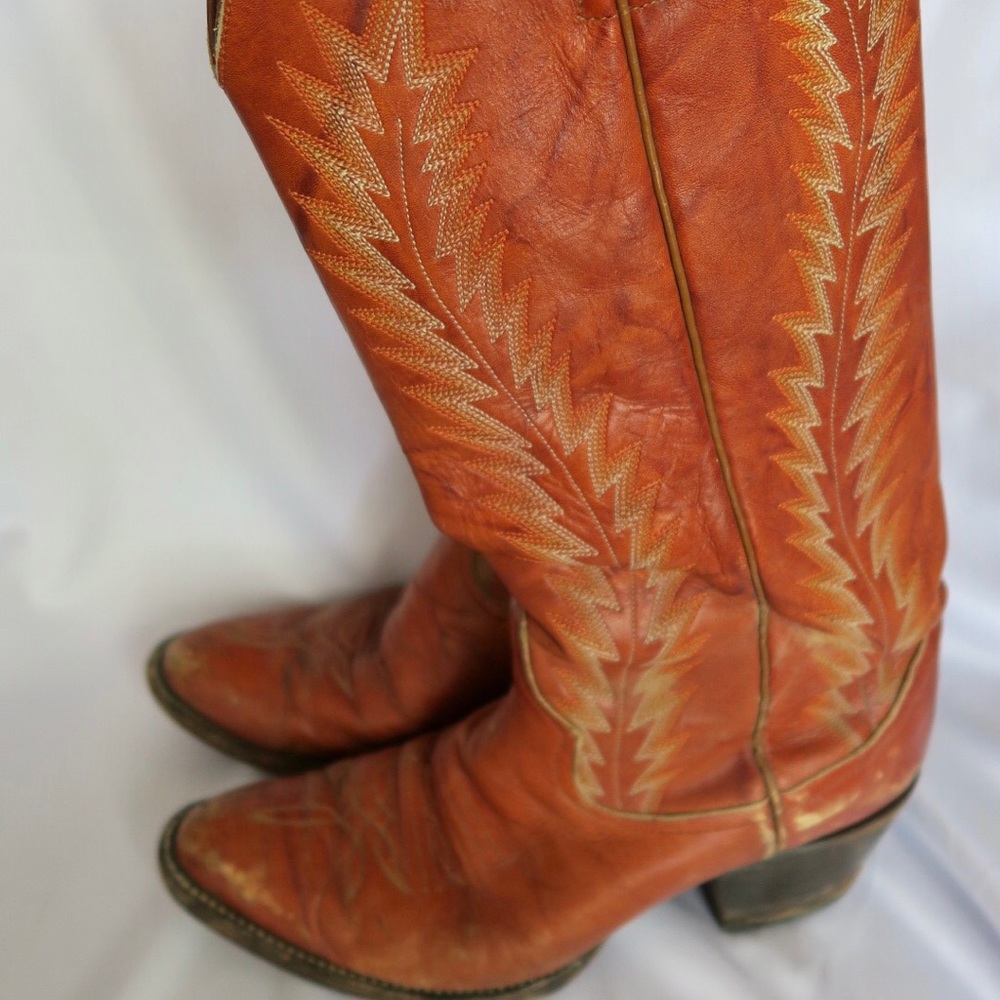 Vintage Larry Mahan Western Boots